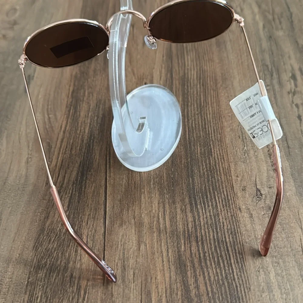 Joe's Round Sunglasses with Brown Lenses